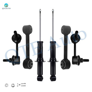 Set of 6 Rear Lower Forward Control Arm-Sway Bar Link-Suspension Strut Assembly For 2007-2009 Jeep Compass