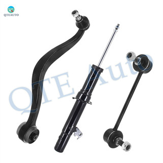 Set of 3 Front Left Lower Rearward Control Arm Ball Joint-Sway Bar Link-Suspension Strut Assembly For 2003-2008 Mazda 6