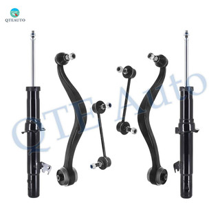Set of 6 Front Lower Rearward Control Arm Ball Joint-Sway Bar Link-Suspension Strut Assembly For 2003-2008 Mazda 6
