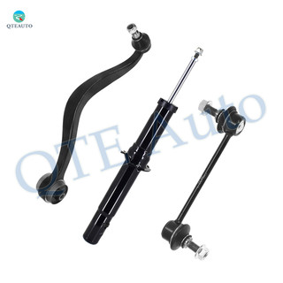 Set of 3 Front Left Lower Rearward Control Arm Ball Joint-Sway Bar Link-Suspension Strut Assembly For 2010-2012 Lincoln MKZ