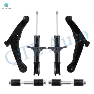 Set of 6 Front Lower Control Arm Ball Joint-Sway Bar Link-Suspension Strut Assembly For 2002-2007 Mitsubishi Lancer
