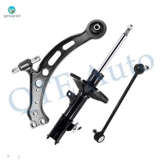 Set of 3 Front Right Lower Control Arm-Sway Bar Link-Suspension Strut Assembly For 1997-2001 Lexus ES300