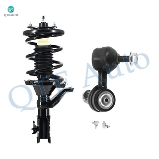 Front Left Sway Bar Link-Quick Complete Strut-Coil Spring Assembly For 2002 2003 Honda Civic