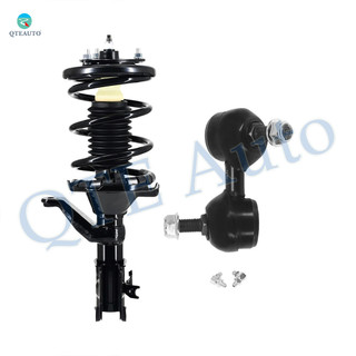 Front Right Sway Bar Link-Quick Complete Strut-Coil Spring Assembly For 2002 2003 Honda Civic
