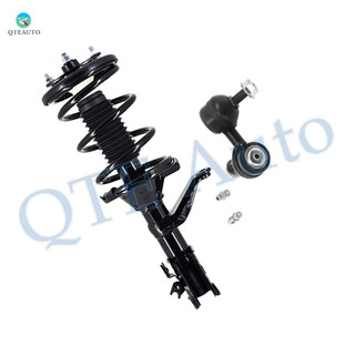 Front Left Sway Bar Link-Quick Complete Strut-Coil Spring Assembly For 2003-2006 Honda Element