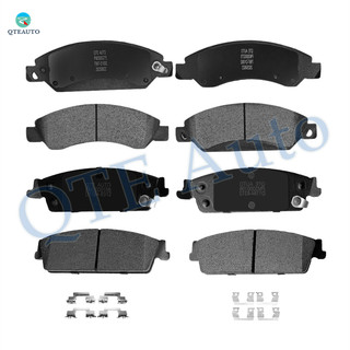Set of 8 Front-Rear Ceramic Brake Pad Kit For 2007 2008 Chevrolet Tahoe LS LT LTZ
