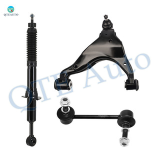 Set of 3 Front Right Lower Control Arm Ball Joint-Sway Bar Link-Suspension Strut Assembly For 2007-2009 Toyota FJ Cruiser