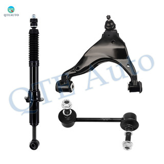 Set of 3 Front Right Lower Control Arm Ball Joint-Sway Bar Link-Suspension Strut Assembly For 2007-2009 Toyota FJ Cruiser Monotube Performance Upgrade