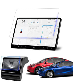 Refresh Edition Front-Rear Screen Tempered Film Direct For 2023 2024 2025 Tesla 3