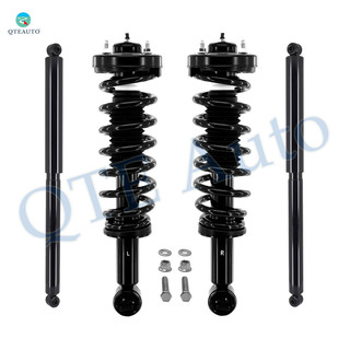 Set 4 Front Quick Strut-Rear Shock For 2015-2020 Ford F-150 Standard Cab Pickup