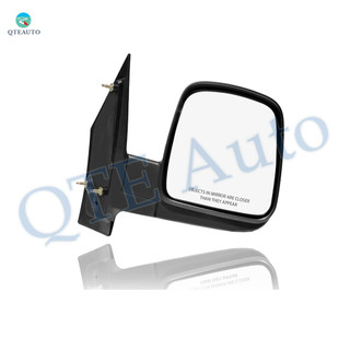 Right Passenger Side Mirror, Manual Non-Heated Textured Black Manual Folding For 2003-2007 Chevrolet Express 3500 Without Signal Light, Blind Spot Monitor, Memory & Auto-Dimming