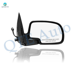 Right Passenger Side Mirror, Black Manual Folding For 2000-2005 GMC Yukon XL 1500