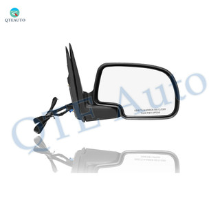 Right Passenger Side Mirror, Power Heated Textured Black Manual Folding For 2007 Chevrolet Silverado 2500 HD Classic Without Signal Light, Blind Spot Monitor, Memory & Auto-Dimming