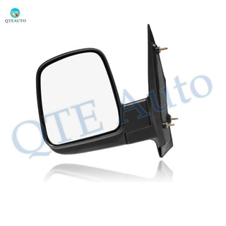 Left Driver Side Mirror, Manual Adjust Non-Heated Textured Black Manual Folding For 2003-2007 GMC Savana 1500 Without Signal Light, Blind Spot Monitor, Memory & Auto-Dimming