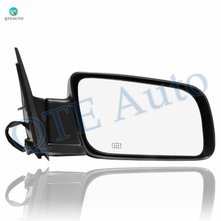 Right Passenger Side Mirror, Power Adjust Heated Paintable Manual Folding For 1988-1998 GMC C1500 Without Signal Light, Blind Spot Monitor, Memory & Auto-Dimming