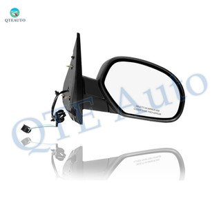 Right Passenger Side Mirror, Power Adjust Non-Heated Textured Black Manual Folding For 2007-2010 GMC Sierra 2500 HD Without Signal Light, Blind Spot Monitor, Memory & Auto-Dimming