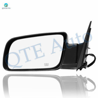 Left Driver Side Mirror, Power Adjust Heated Paintable Manual Folding For 1992-1999 GMC C2500 Suburban Without Signal Light, Blind Spot Monitor, Memory & Auto-Dimming