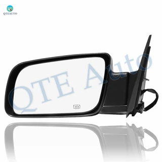 Left Driver Side Mirror, Power Adjust Heated Paintable Manual Folding For 1992-1999 GMC K1500 Suburban Without Signal Light, Blind Spot Monitor, Memory & Auto-Dimming