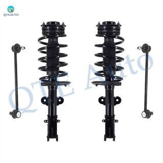 Set of 4 Front Sway Bar Link-Quick Complete Strut-Coil Spring Assembly For 2011-2014 Volkswagen Routan