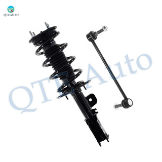 Front Left Sway Bar Link-Quick Complete Strut-Coil Spring Assembly For 2013-2019 Ford Police Interceptor Sedan