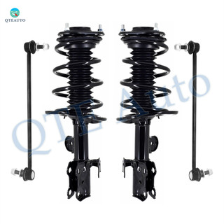 Set of 4 Front Sway Bar Link-Quick Complete Strut-Coil Spring Assembly For 2011-2016 Scion TC