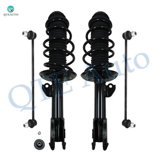 Set of 4 Front Sway Bar Link-Quick Complete Strut-Coil Spring Assembly For 2008-2010 Scion XD