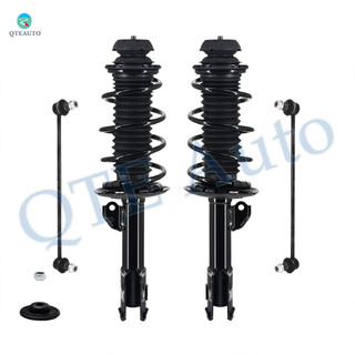 Set of 4 Front Sway Bar Link-Quick Complete Strut-Coil Spring Assembly For 2008-2010 Scion XD