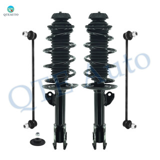 Set of 4 Front Sway Bar Link-Quick Complete Strut-Coil Spring Assembly For 2011-2014 Scion XD