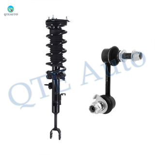 Front Left Sway Bar Link-Quick Complete Strut-Coil Spring Assembly For 2003-2007 Infiniti G35