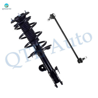 Front Left Sway Bar Link-Quick Complete Strut-Coil Spring Assembly For 2006-2008 Toyota RAV4 V6 Base
