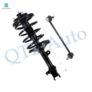 Front Left Sway Bar Link-Quick Complete Strut-Coil Spring Assembly For 2003-2005 Honda Pilot
