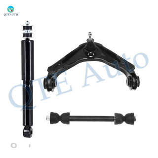 Set of 3 Front Upper Control Arm Ball Joint-Sway Bar Link-Shock Absorber For 1999 2001-2004 Chevrolet Silverado 2500