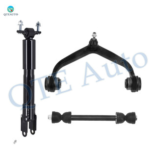 Set of 3 Front Upper Control Arm Ball Joint-Sway Bar Link-Shock Absorber For 2011-2019 Chevrolet Silverado 2500 HD