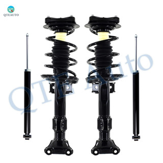 Set 4 Front Quick Complete Strut-Coil Spring-Rear Shock For 2008-2014 Mercedes-Benz C350 RWD