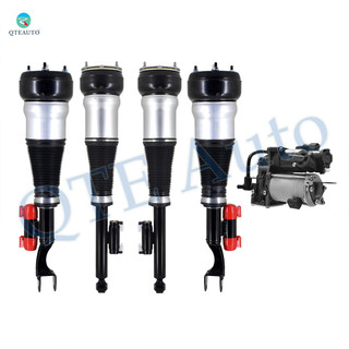 Full Set Air Suspension Compressor Pump-Front-Rear Air Airmatic Suspension Spring Strut For 2014-2017 Mercedes-Benz S550 w/o ABC