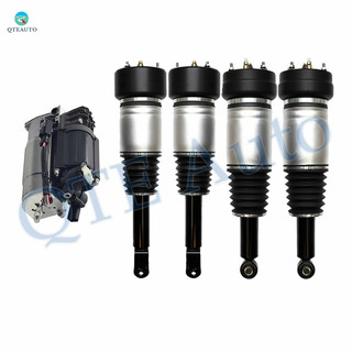 Full Set Air Suspension Compressor Pump-Front-Rear Air Suspension Spring Strut For 2005-2009 Jaguar Super V8