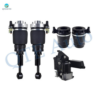 Full Set Air Suspension Compressor Pump-Front Air Suspension Spring Strut-Rear Air Suspension Spring Bag For 2003-2006 Lincoln Navigator