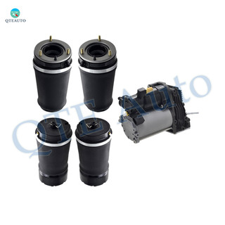 Full Set Air Suspension Compressor Pump-Front-Rear Air Suspension Spring Bag For 2006-2012 Land Rover Range Rover