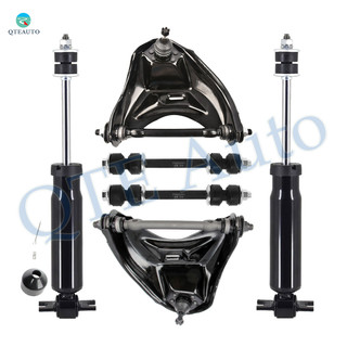 Set of 6 Front Upper Control Arm Ball Joint-Sway Bar Link-Shock Absorber For 1992-2001 GMC Jimmy