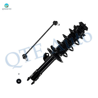 Front Left Sway Bar Link-Quick Complete Strut-Coil Spring Assembly For 2012-2015 Toyota Prius C