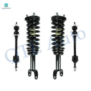 Set of 4 Front Sway Bar Link-Quick Complete Strut-Coil Spring Assembly For 2005-2009 Dodge Dakota
