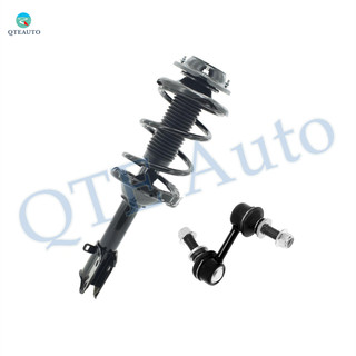 Front Left Sway Bar Link-Quick Complete Strut-Coil Spring Assembly For 2013 2014 Subaru Outback