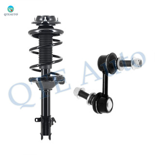 Front Left Sway Bar Link-Quick Complete Strut-Coil Spring Assembly For 2013 2014 Subaru Outback