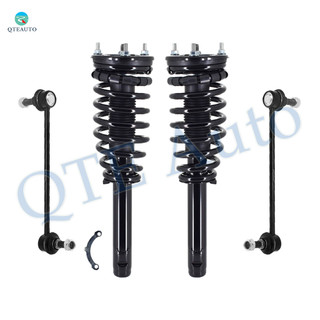 Set of 4 Front Sway Bar Link-Quick Complete Strut-Coil Spring Assembly For 2006 KIA Optima