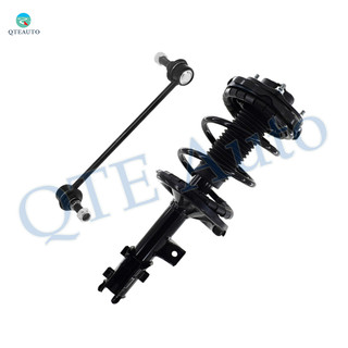 Front Left Sway Bar Link-Quick Complete Strut-Coil Spring Assembly For 2007-2010 KIA Rondo