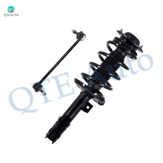 Front Left Sway Bar Link-Quick Complete Strut-Coil Spring Assembly For 2004-2009 Chevrolet Malibu