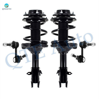 Set of 4 Front Sway Bar Link-Quick Complete Strut-Coil Spring Assembly For 2015-2019 Subaru WRX