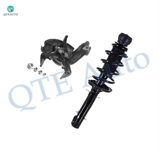 Front Left Suspension Knuckle Assembly-Quick Complete Strut-Coil Spring Assembly For 2007-2010 Volkswagen Golf City