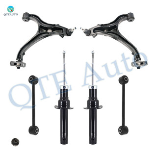 Set of 6 Front Lower Control Arm Ball Joint-Sway Bar Link-Suspension Strut Assembly For 2005-2010 Jeep Grand Cherokee