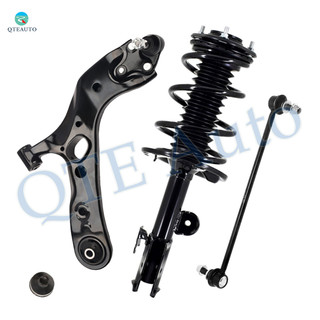 Set of 3 Front Right Lower Control Arm Ball Joint-Sway Bar Link-Quick Complete Strut-Coil Spring Assembly For 2015-2017 Lexus NX200T